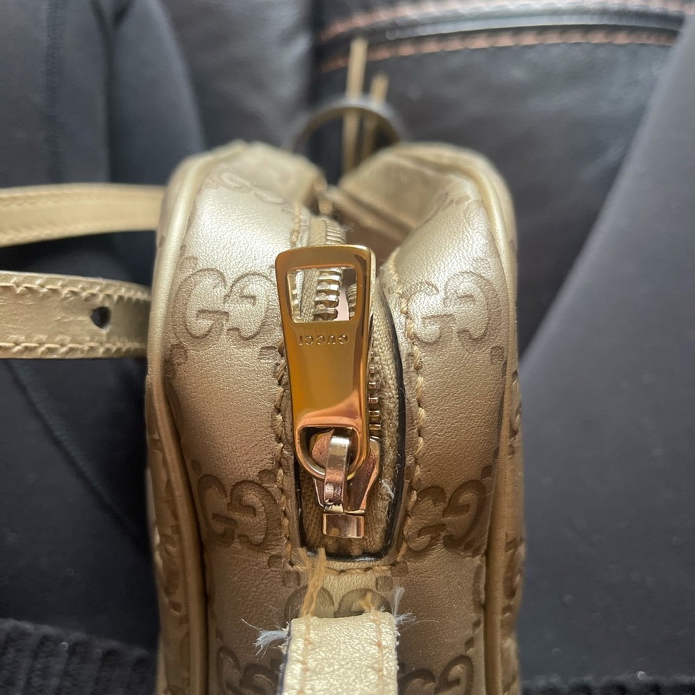 Gucci Bree Disco Guccissima In Gold - Picture 10 of 16